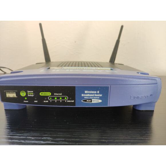 Linksys Wireless Router 4-Port Switch, Model No. WRT54GL - Picture 5 of 5